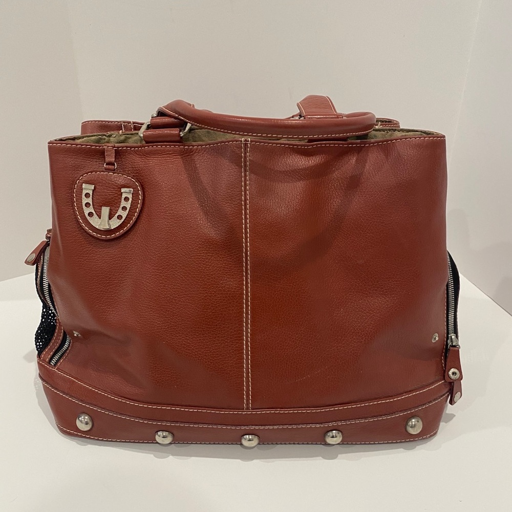 Emre NY Leather Pet Carrier